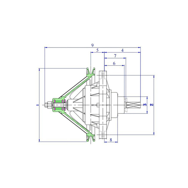Vaskemaskine transmission